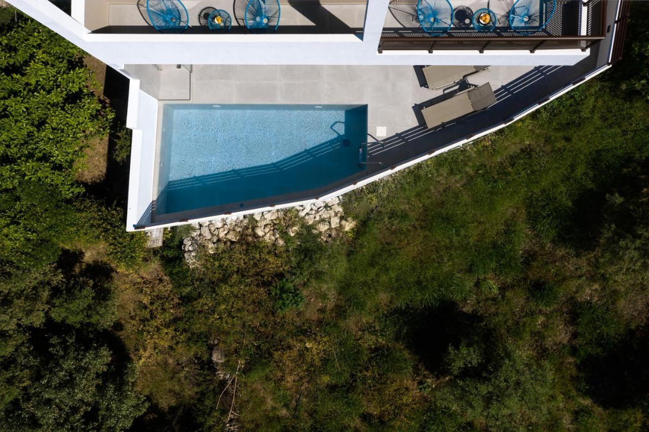 O-Cyanea Villa With Heated Pool Kournás Exterior foto